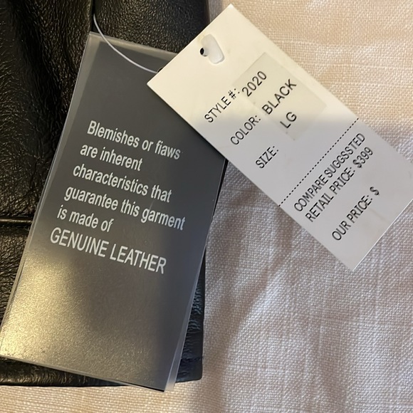 Men’s MM Michael Michelle U.S.A. Large Leather Jacket - Picture 7 of 13